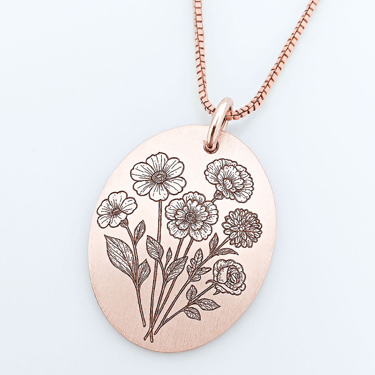 Bouquet Birth Flower Necklace - Going Golden