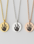 Personalized Handprint Necklace