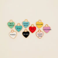 Enamel Heart Charm