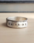 Men's Nameplate Sterling Silver Ring