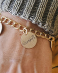 Personalized Name Charm Bracelet - Going Golden