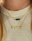 Custom Handwriting Necklace – Personalized Bar Necklace with Your Real Handwriting