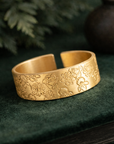 Brass Bouquet Cuff Ring - Going Golden