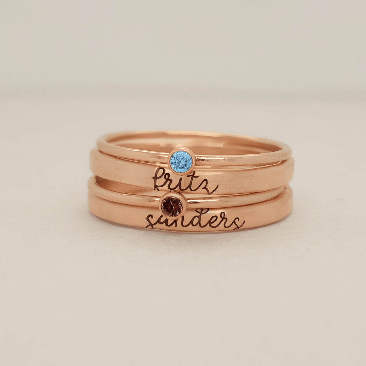 The Hannah Stacking Ring Set - Going Golden