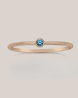 September Stacking Birthstone Ring - Going Golden