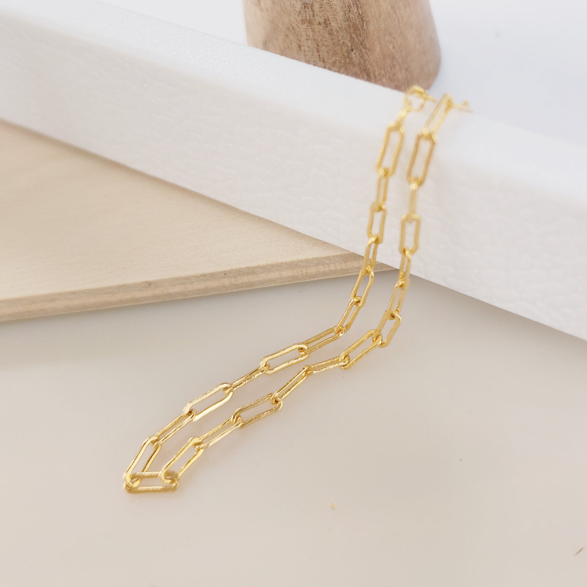 Paperclip Bracelet - Going Golden