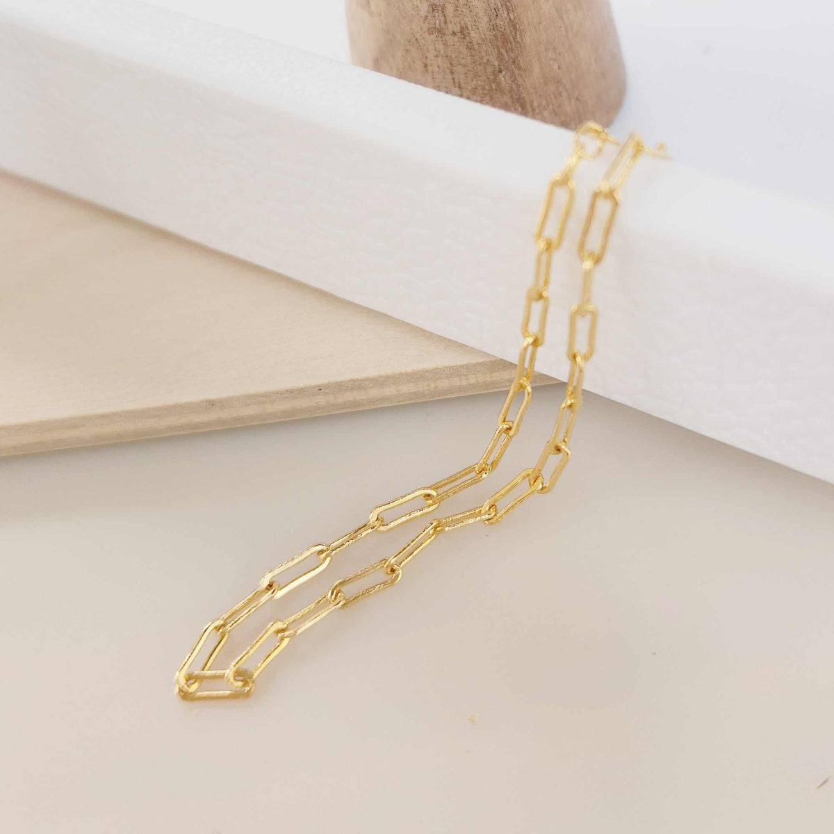 Paperclip Bracelet - Going Golden