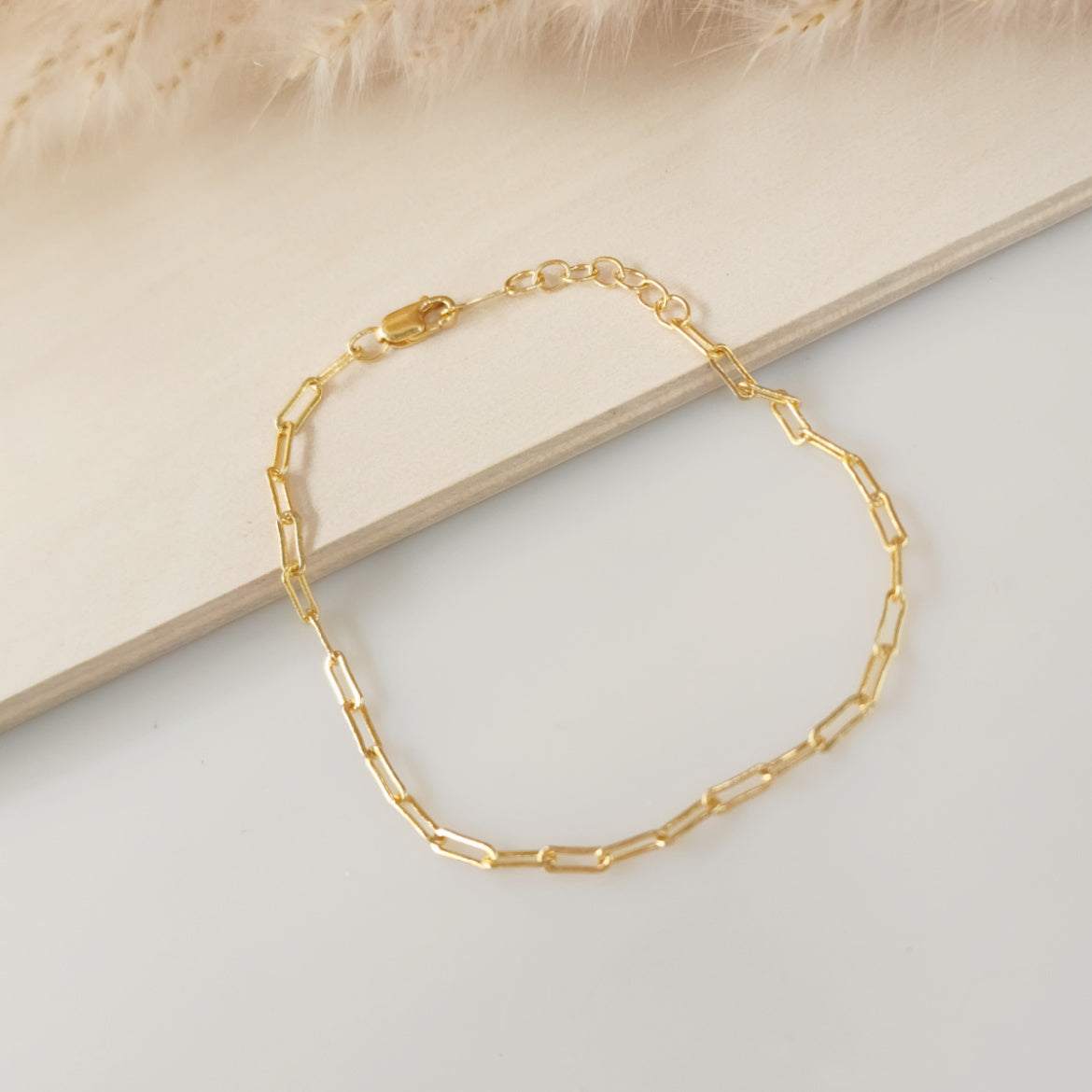 Paperclip Bracelet - Going Golden