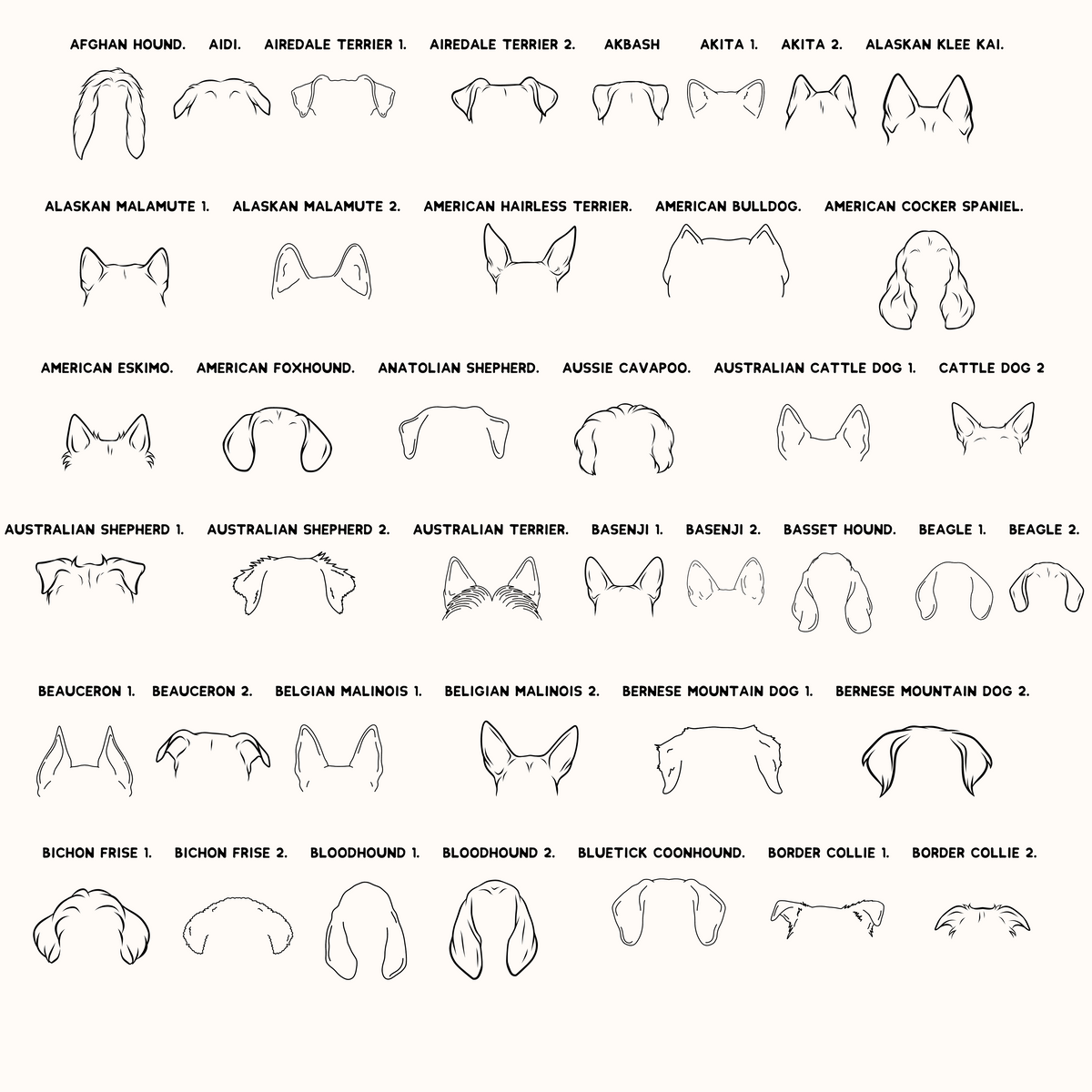 Dog Ear Ornament - Going Golden