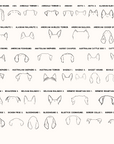 Dog Ear Ornament