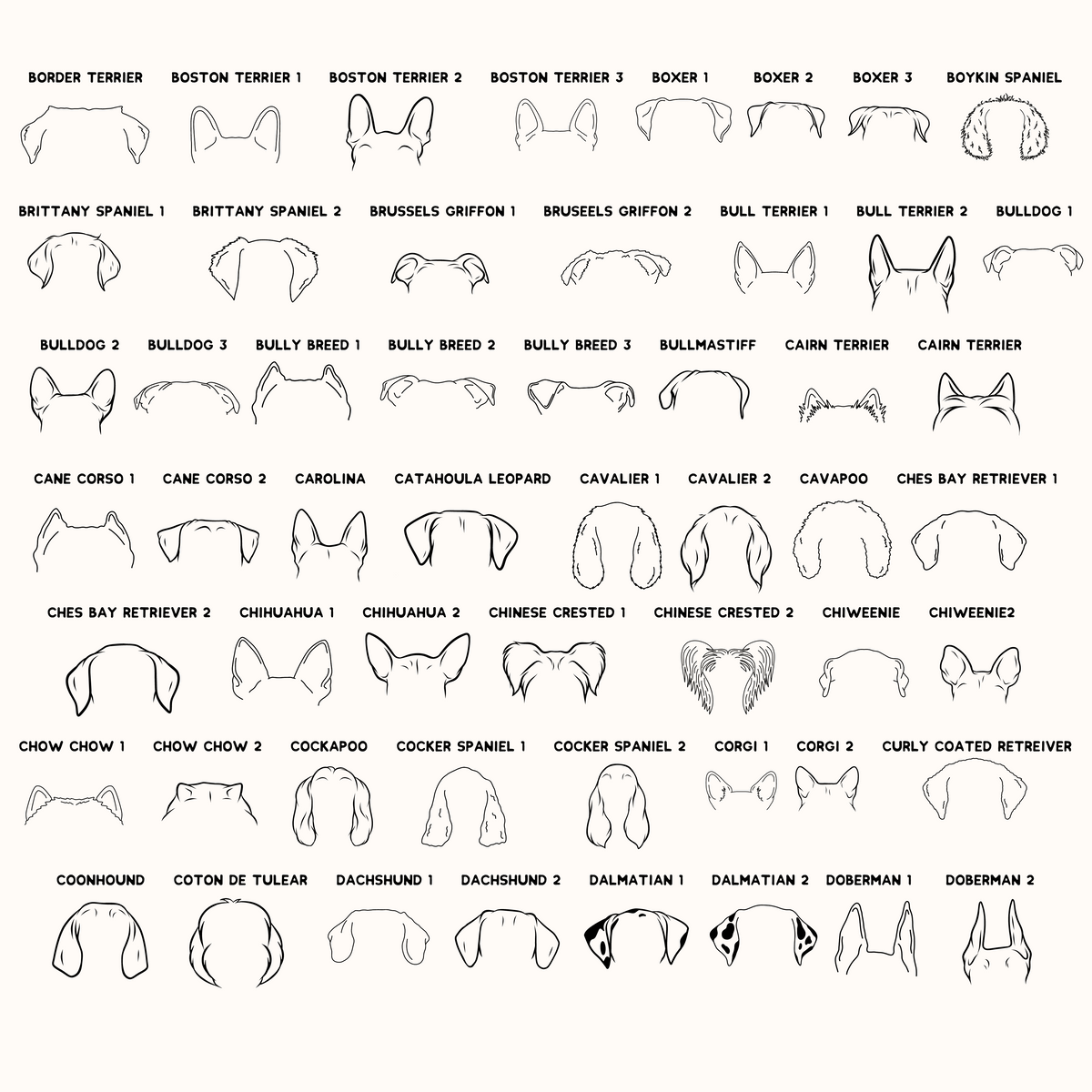 Dog Ear Ornament - Going Golden