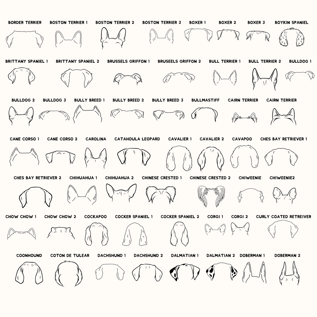 Dog Ear Ornament - Going Golden