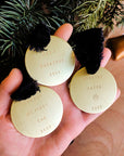 Three Milestone Ornaments