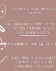 November Birthstone Ring - Going Golden