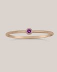 February Birthstone Stacking Ring