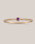 February Birthstone Stacking Ring - Going Golden
