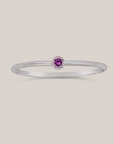 February Birthstone Stacking Ring