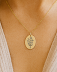 Bouquet Birth Flower Necklace