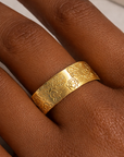 Brass Bouquet Cuff Ring - Going Golden