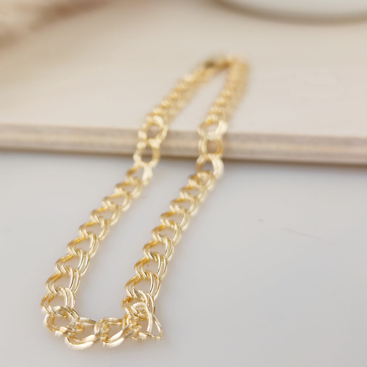 Gold Double Cable Bracelet - Going Golden
