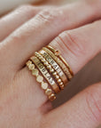The Ivy Ring Stacking Ring Set - Going Golden