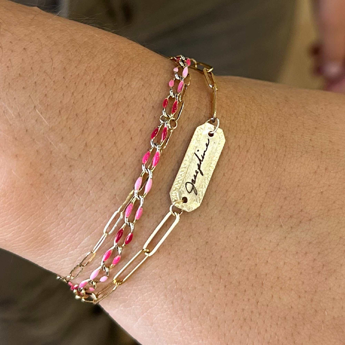 Handwriting Bracelet - Going Golden