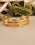Custom Name Cuff Bracelet