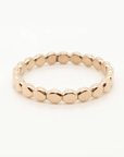 Flat Beaded Ring - Going Golden