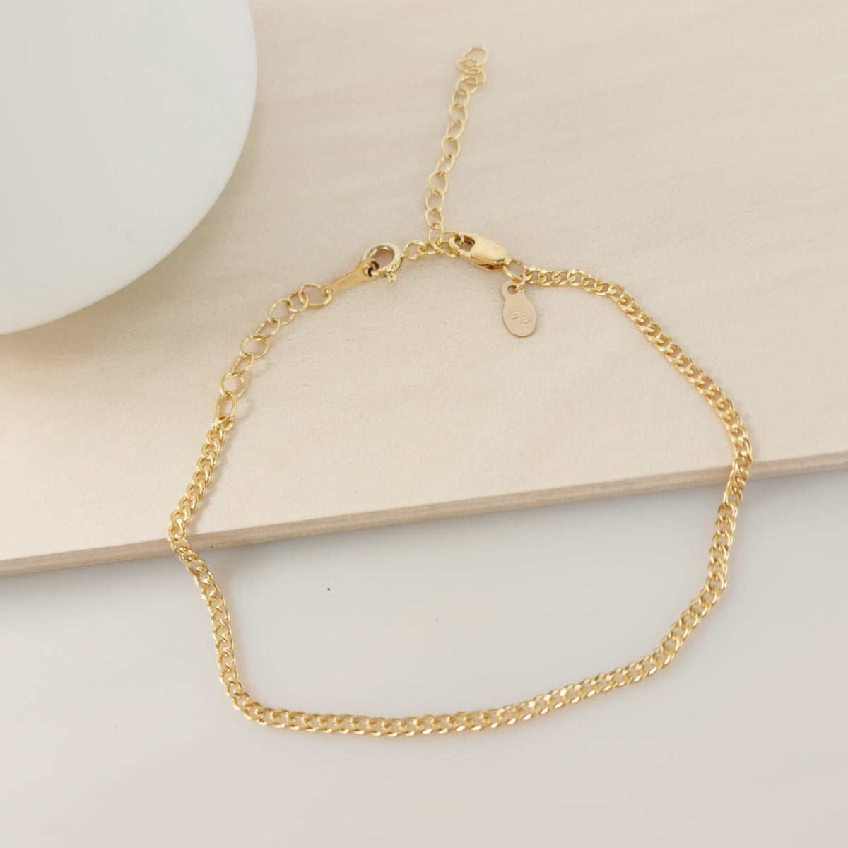 Gold Curb Bracelet - Going Golden