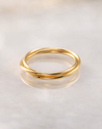 14k Gold Filled Interlocking Fidget Ring – Triple Band Stacking Ring - Going Golden