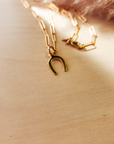 Gold Horseshoe Necklace