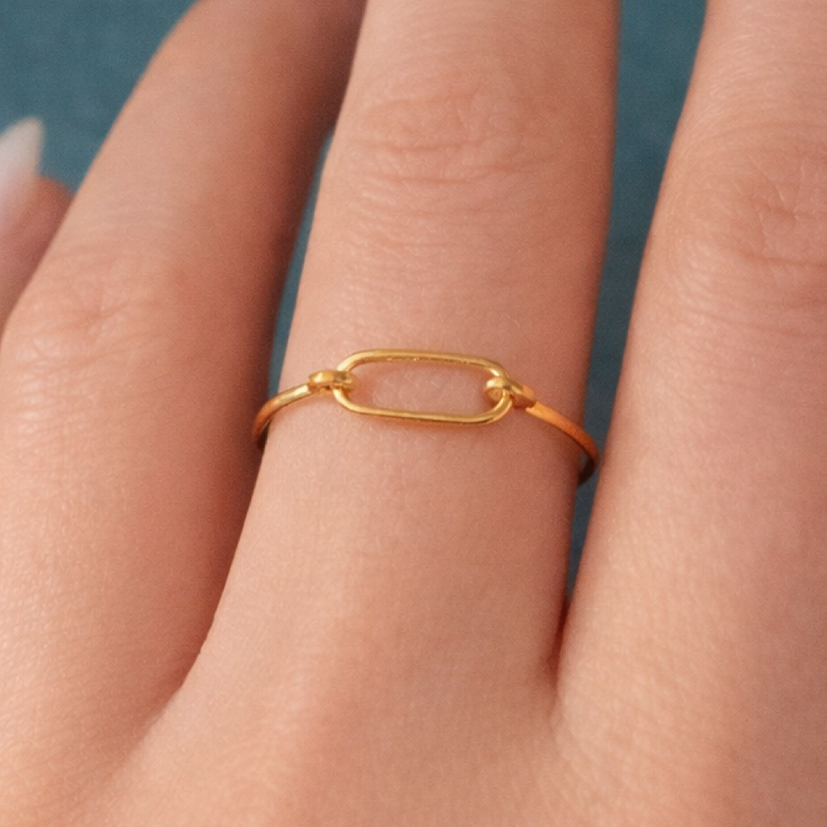 14K Gold Filled Link Ring - Going Golden