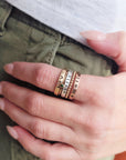 rings engraved with kid's names for mom