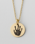 Personalized Handprint Necklace