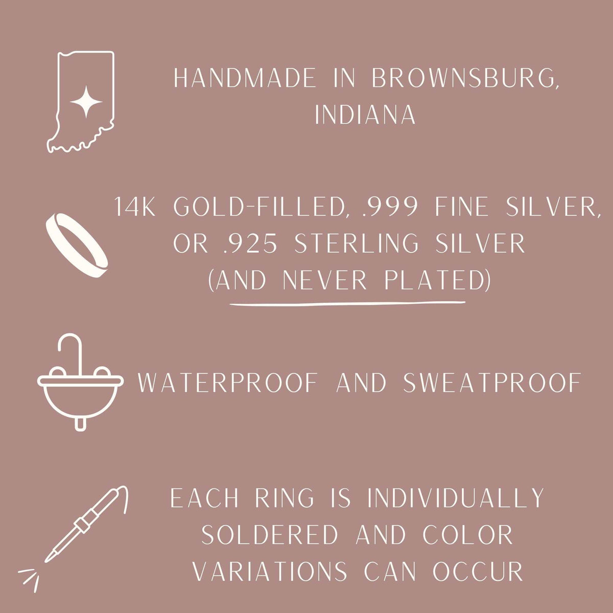 Memorial Ring Set - Going Golden