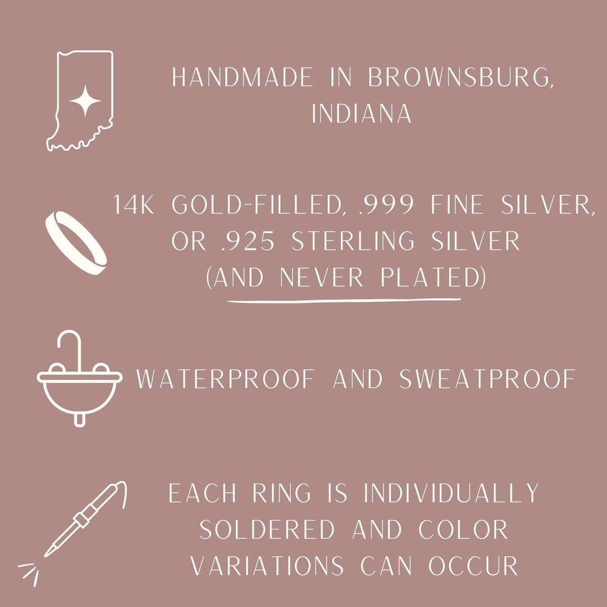 Memorial Ring Set - Going Golden