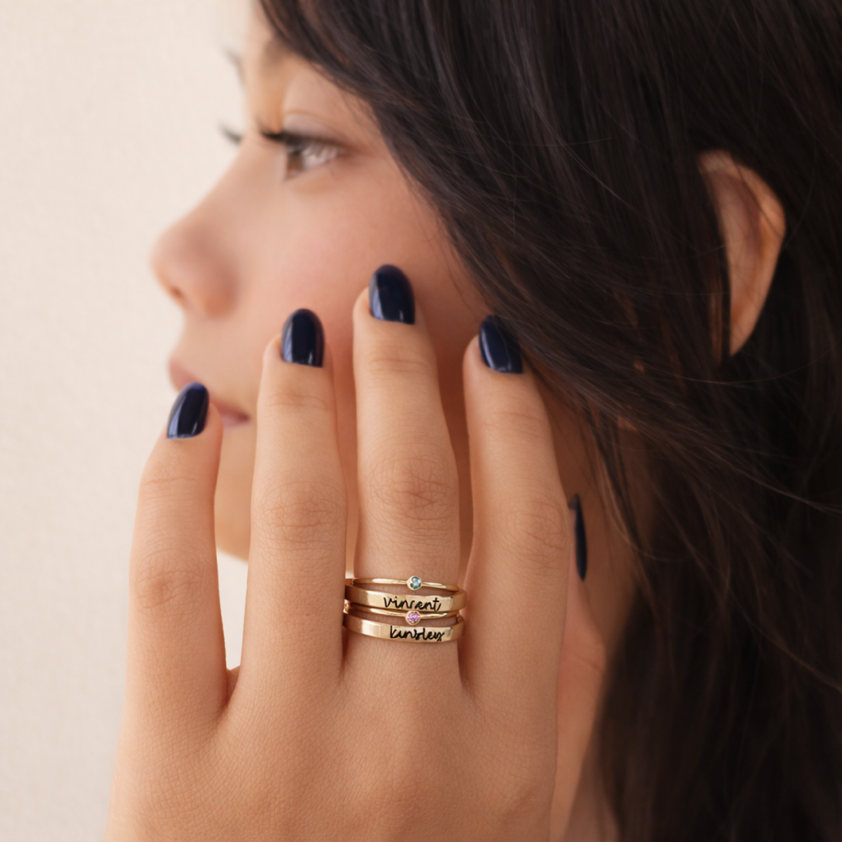 The Hannah Stacking Ring Set - Going Golden