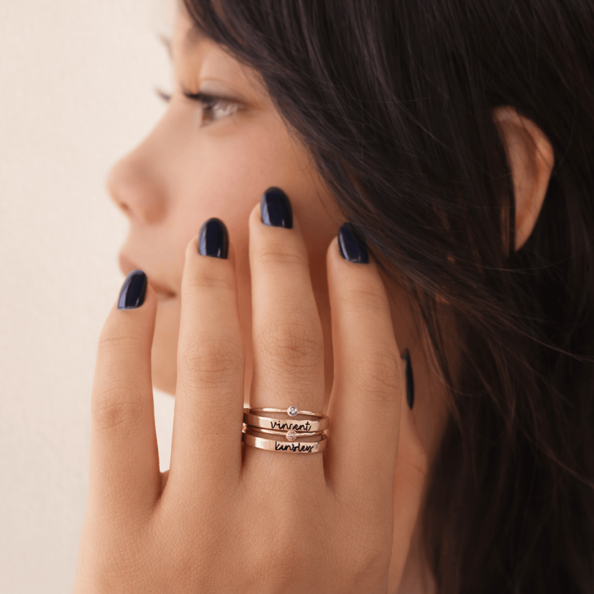 The Hannah Stacking Ring Set - Going Golden