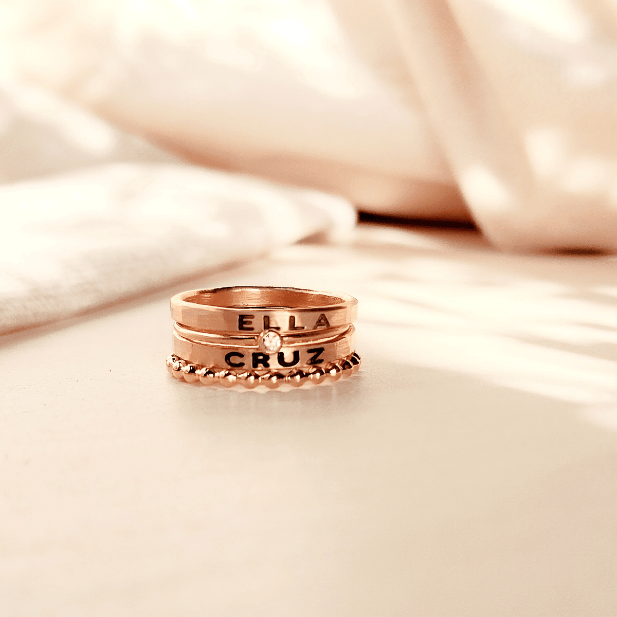 The Kennedy Stacking Ring Set - Going Golden