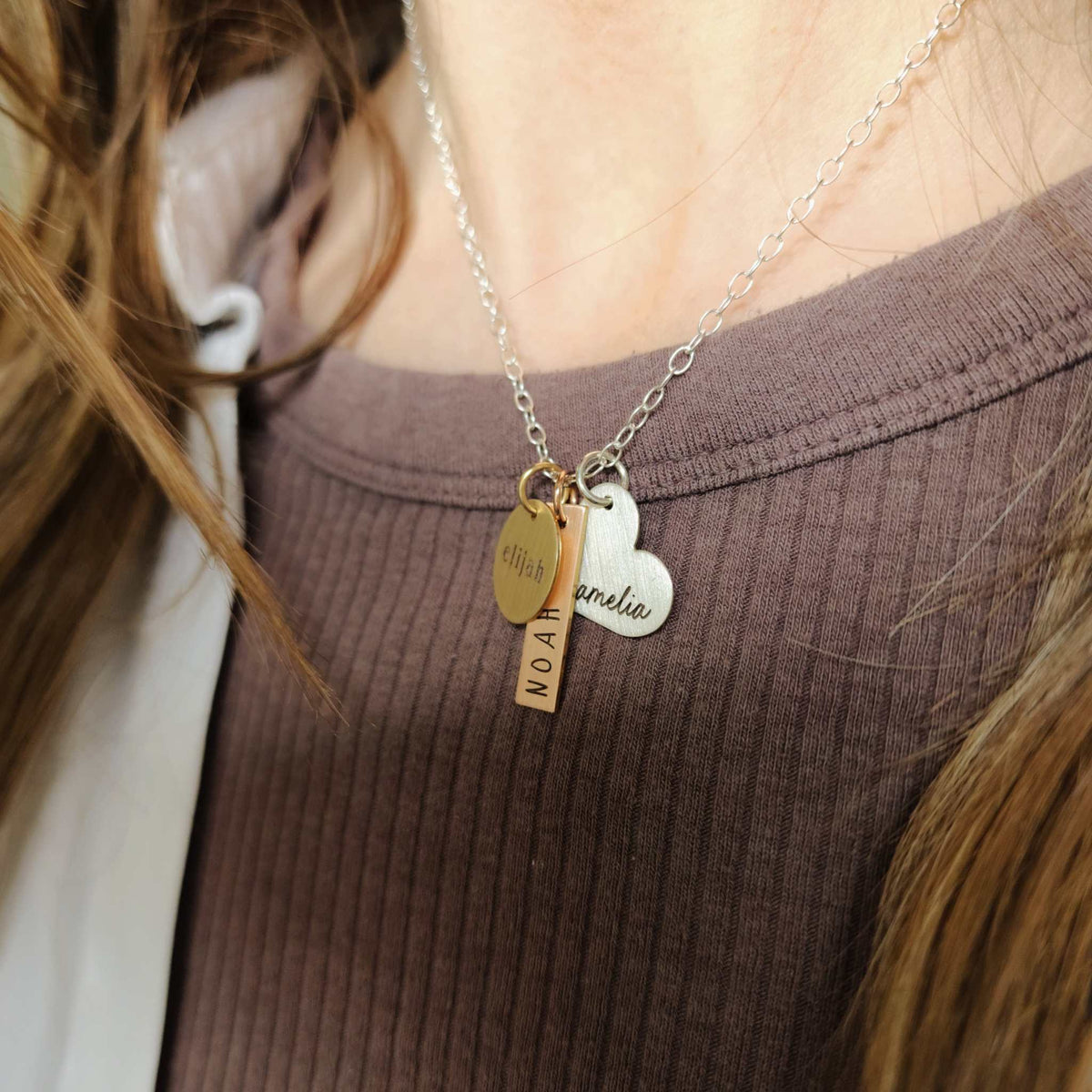 Three Names Necklace - Going Golden