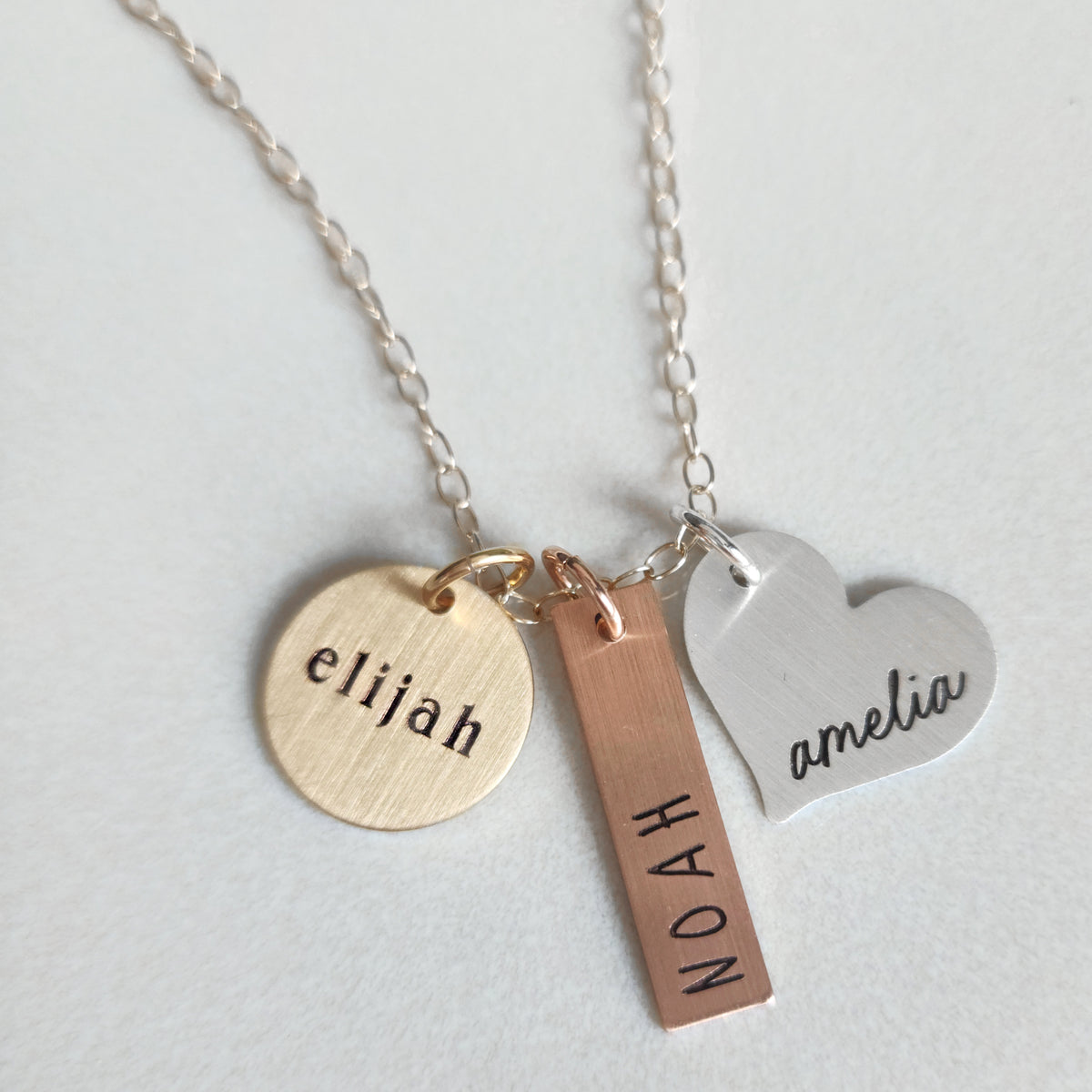Three Names Necklace - Going Golden