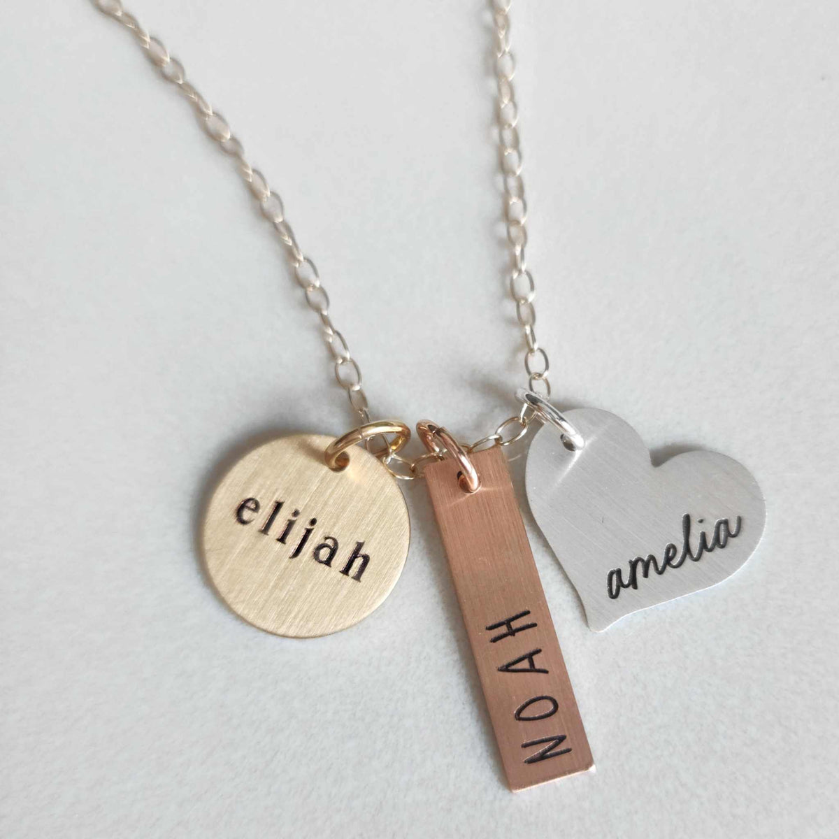 Three Names Necklace - Going Golden