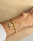 Gold Handwriting Charm Necklace