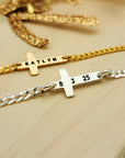 Personalized Cross Bracelet
