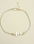 Personalized Cross Bracelet