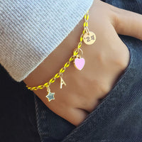 Enamel Charm Bracelet