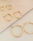 Hoop Earrings – Lightweight Everyday Hoops in Multiple Sizes