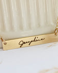 Custom Handwriting Necklace – Personalized Bar Necklace with Your Real Handwriting
