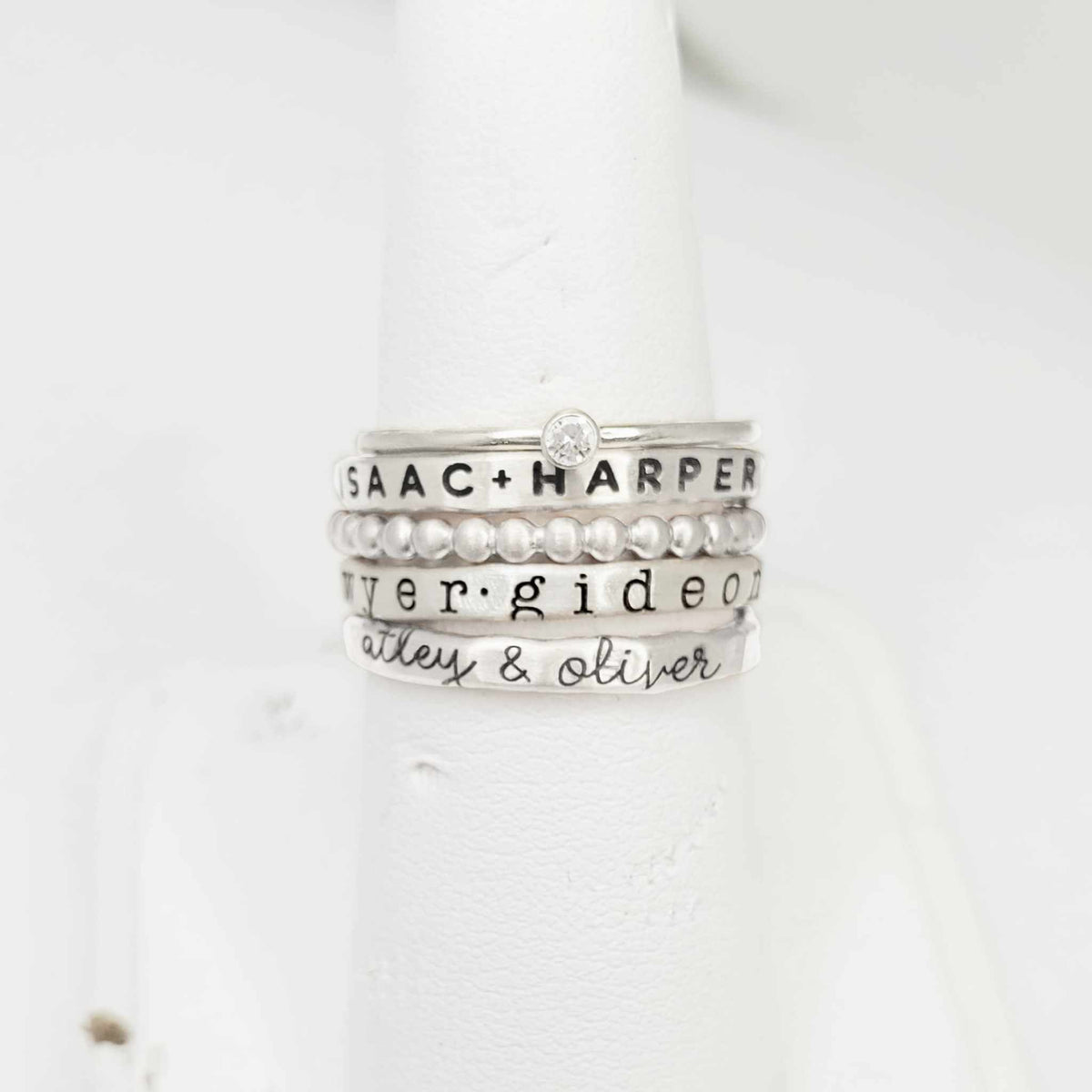 The Amelia Ring Set - Going Golden