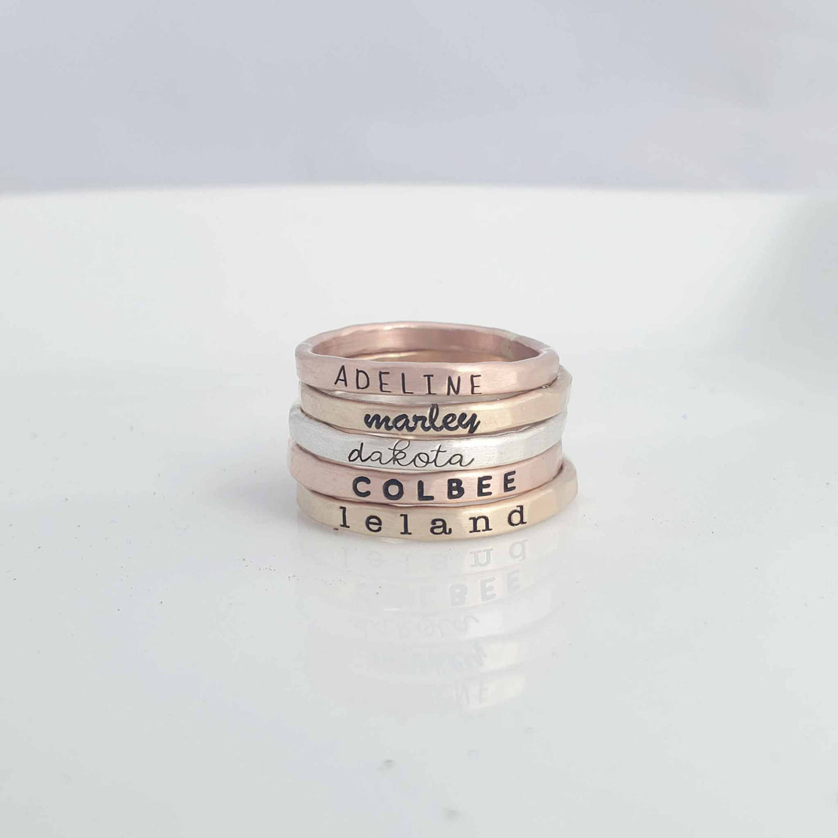 The Maryl Stacking Ring Set - Going Golden